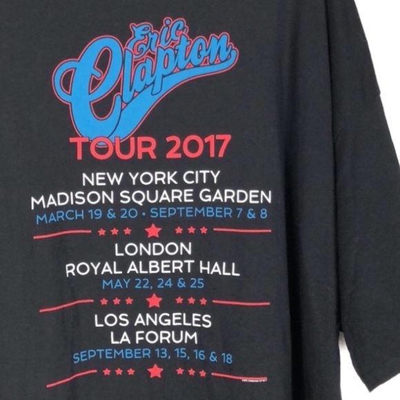 Eric Clapton tour graphic tee 3XL - Picture 5 of 6